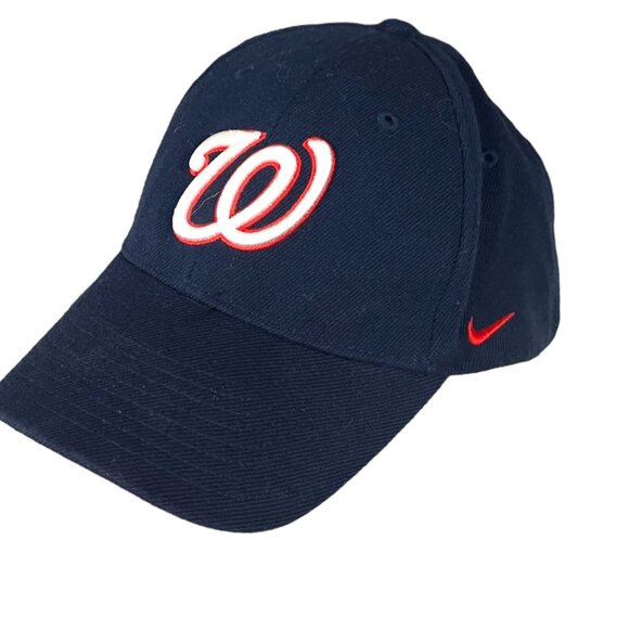 Washington Nationals Nike MLB Cap Navy Adjustable Baseball Cap Hat - Picture 2 of 8